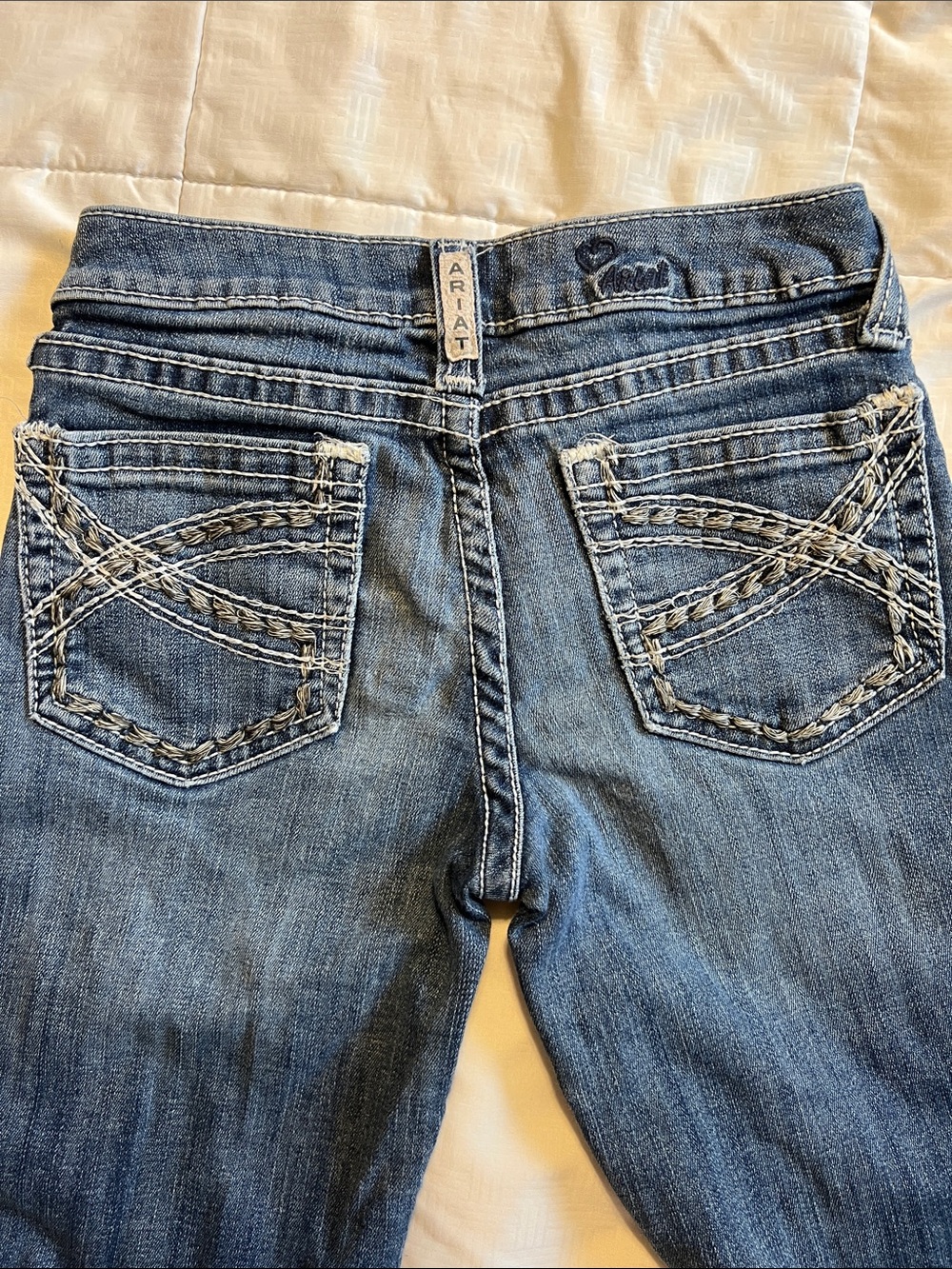 Ariat Girl's Bootcut Denim Jeans - Picture 3 of 4